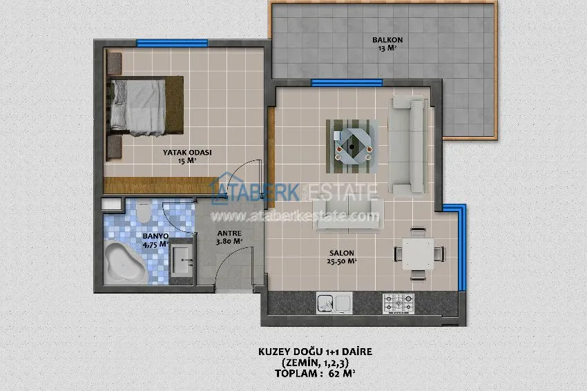 Purchase  Комплекс в 50 метрах от Средиземного моря в Алании 8 