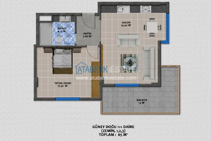 Purchase  Комплекс в 50 метрах от Средиземного моря в Алании 9 
