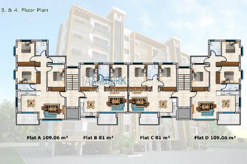 Purchase  Последний пентхаус в комплексе Центральный Парк 2 на Северном Кипре. 4 