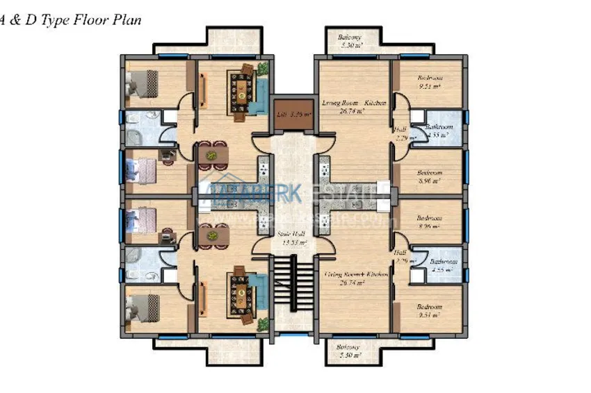 Purchase  Апартаменты 2+1 на Северном Кипре. 2 