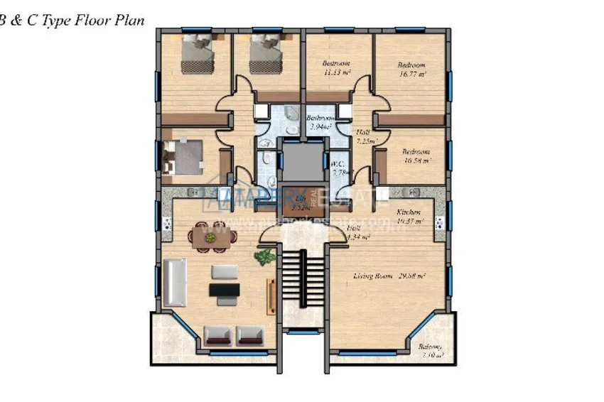 Purchase  Апартаменты 2+1 на Северном Кипре. 3 