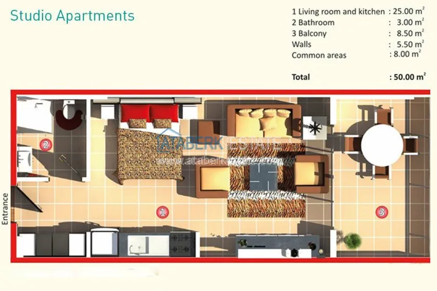 Purchase  Студия в Азура Парк по супер цене от собственника. 16 