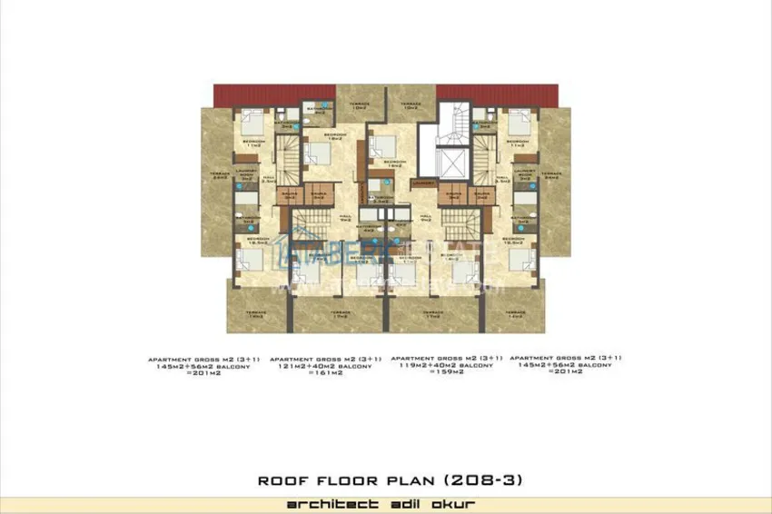 Purchase Luxury residential complex in Tosmur, located just 200 meters from the sea, at the best prices! 5 