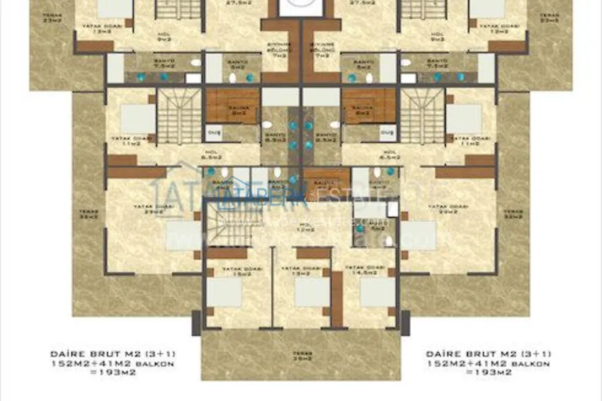 Purchase Трехкомнатные квартиры в комплексе Сан Палас Тосмур 3 