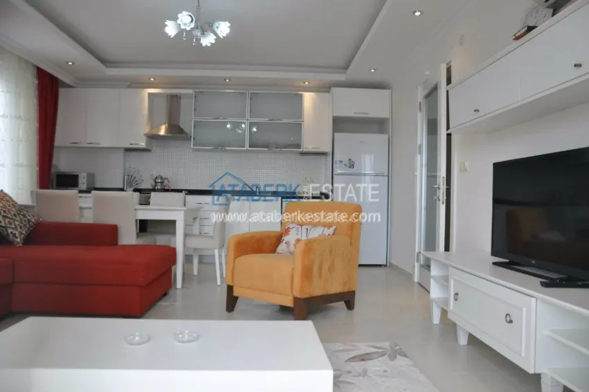 Purchase  1+1 apartment with a private beach in Avsallar 13 