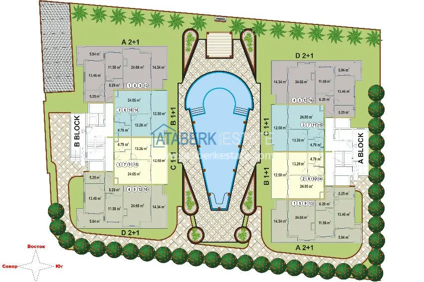 Purchase  Новый жилой комплекс всего в 250 метрах от пляжа Инджекум 4 