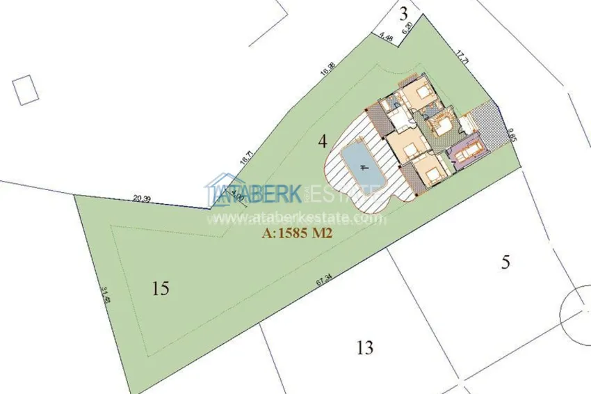 Purchase Особняк на этапе строительства у горной реки Дымчай 13