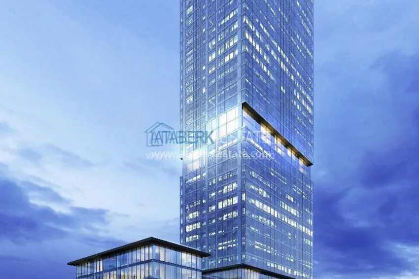 A project with the concept of a hotel under construction in Istanbul 2 