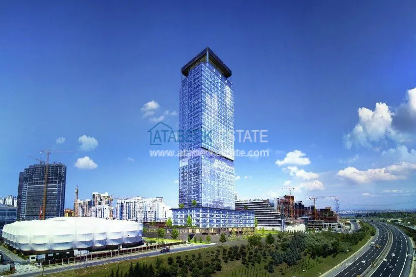 A project with the concept of a hotel under construction in Istanbul 1 