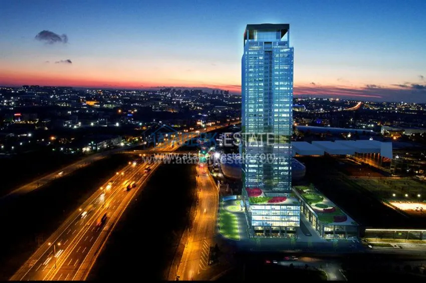 A project with the concept of a hotel under construction in Istanbul 4 