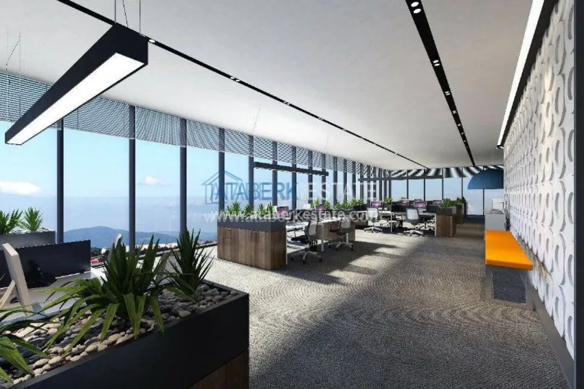 A project with the concept of a hotel under construction in Istanbul 14 