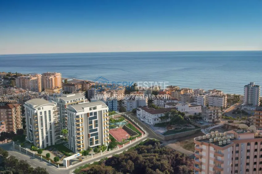 Luxury residential complex in Tosmur, located just 200 meters from the sea, at the best prices! 8 