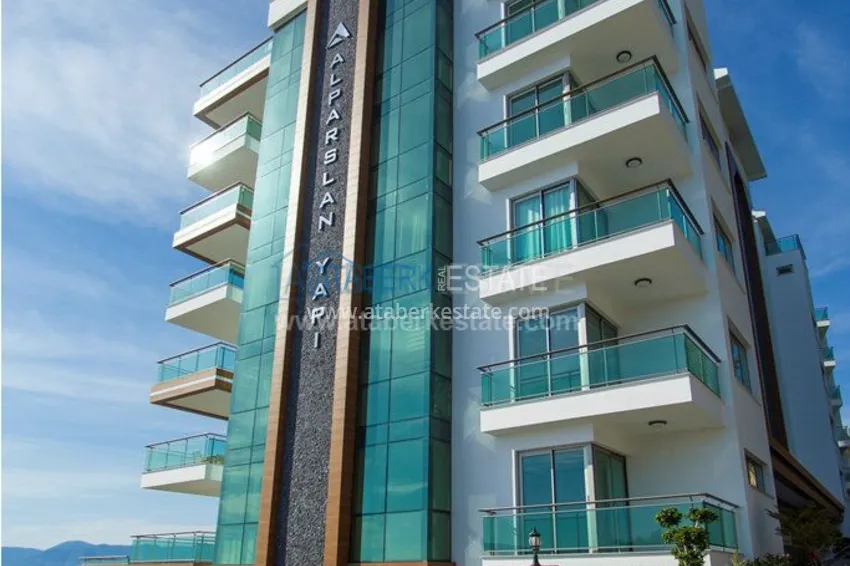 2+1 в старом фонде Махмутлара с частичным видом на море 1 