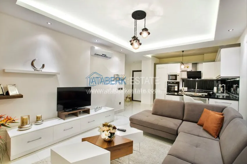 Luxury residential complex in Tosmur, located just 200 meters from the sea, at the best prices! 15 