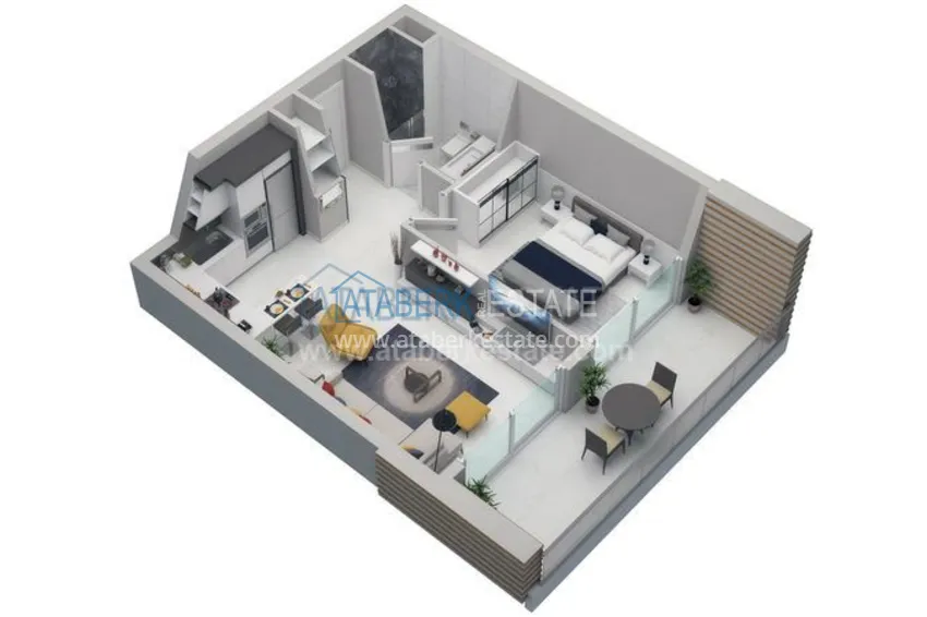 Luxury residential complex in Tosmur, located just 200 meters from the sea, at the best prices! 20 