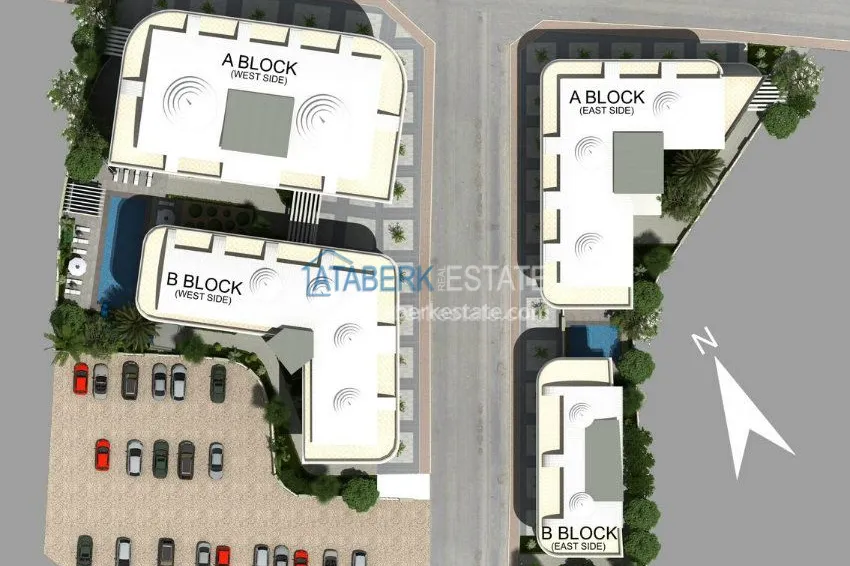 Шикарный проект в самом центре Алании у пляжа Клопатры 45 