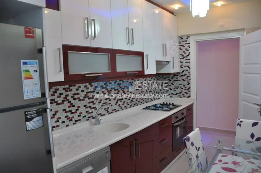 Квартира в комплексе на первой береговой линии в центре Алании 7 