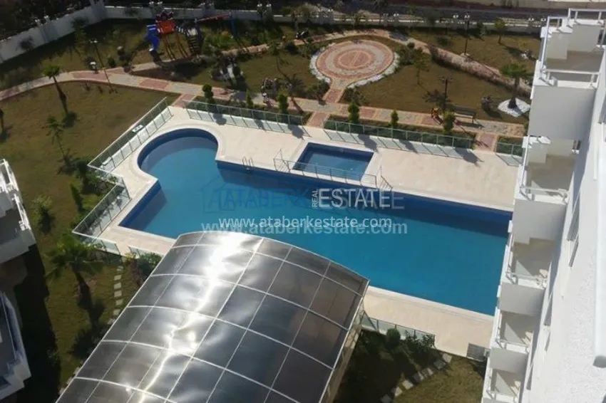 Квартира от собственника с двумя спальнями в комплексе с зимним бассейном в Махмутларе 4 