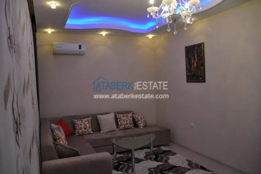 Квартира в комплексе на первой береговой линии в центре Алании 16 