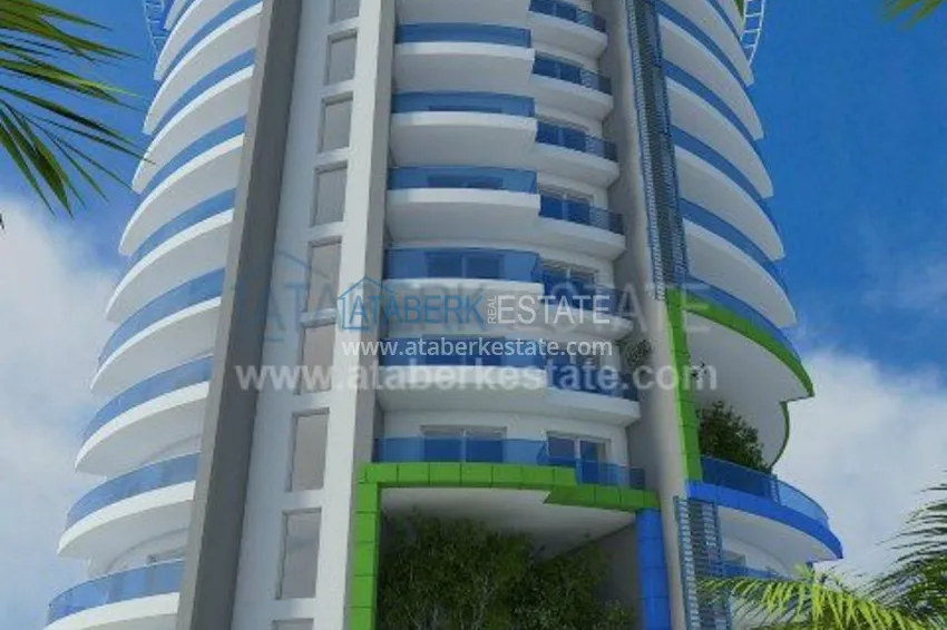 Жилой комплекс на этапе строительства необычного дизайна от застройщика 9 