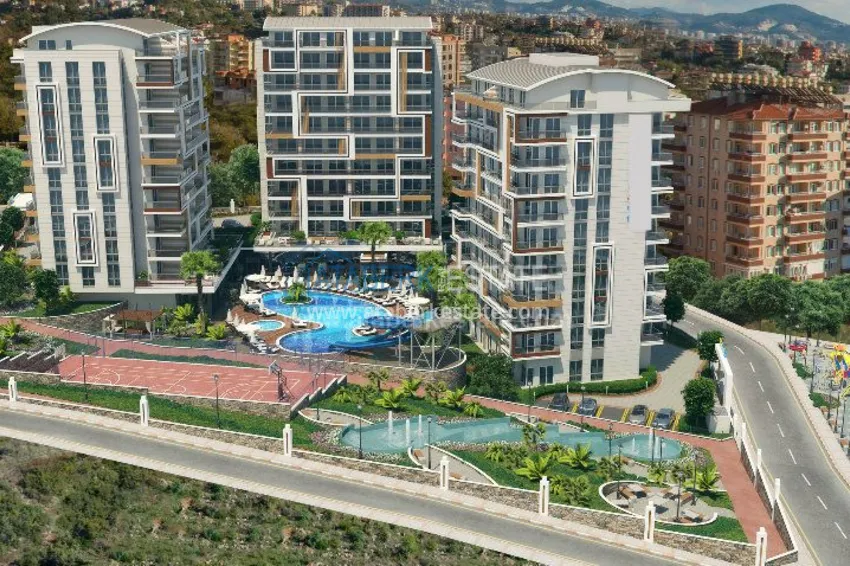Luxury residential complex in Tosmur, located just 200 meters from the sea, at the best prices! 21 