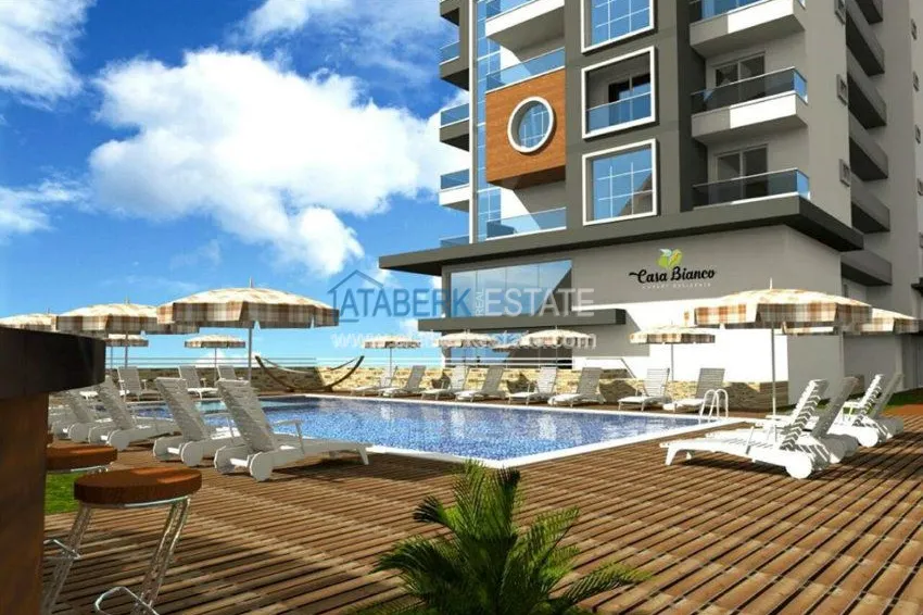 Квартира 1+1 в современном индустриальном комплексе Каса Бланка класса Люкс 1 