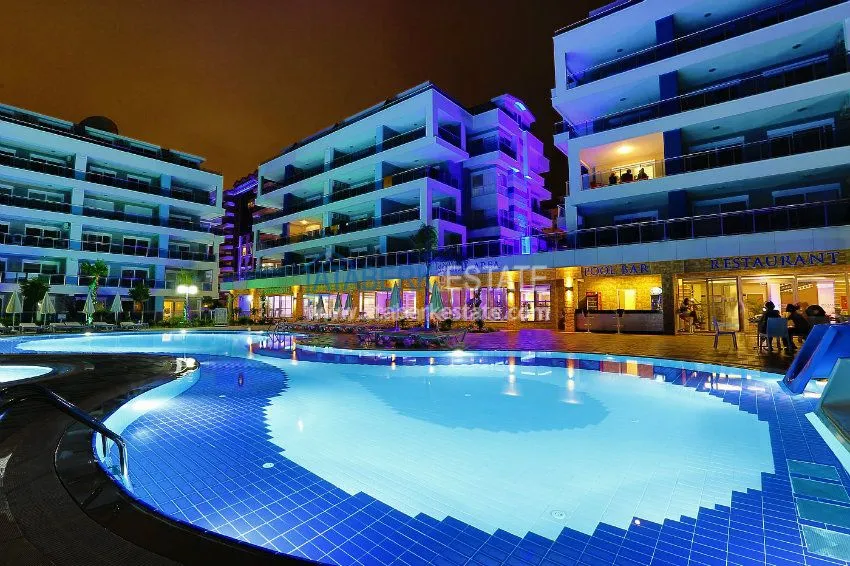 Furnished apartment on the Mediterranean coast in Oba 1 