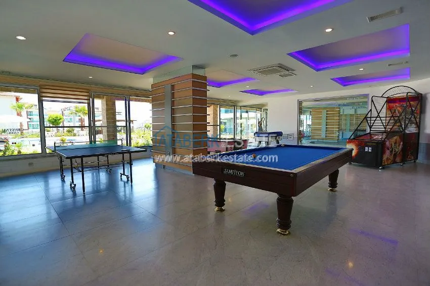 Furnished apartment on the Mediterranean coast in Oba 6 