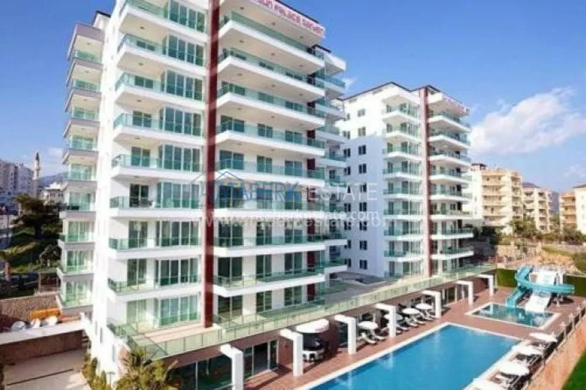 2+1 apartment with panoramic sea views in Tosmur 1 