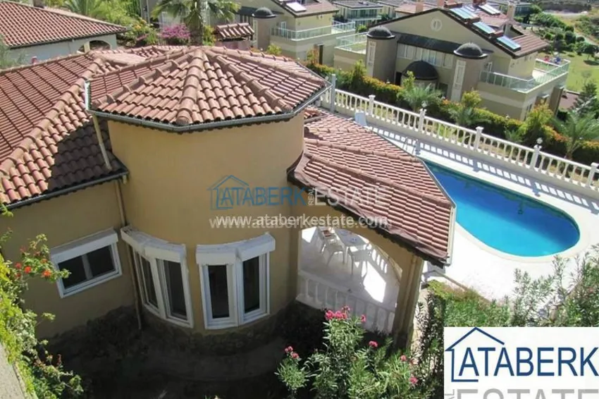 Villa with private pool and garden in Kargicak 17 