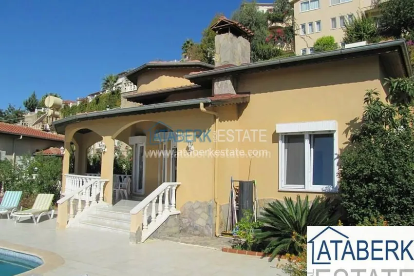 Villa with private pool and garden in Kargicak 18 