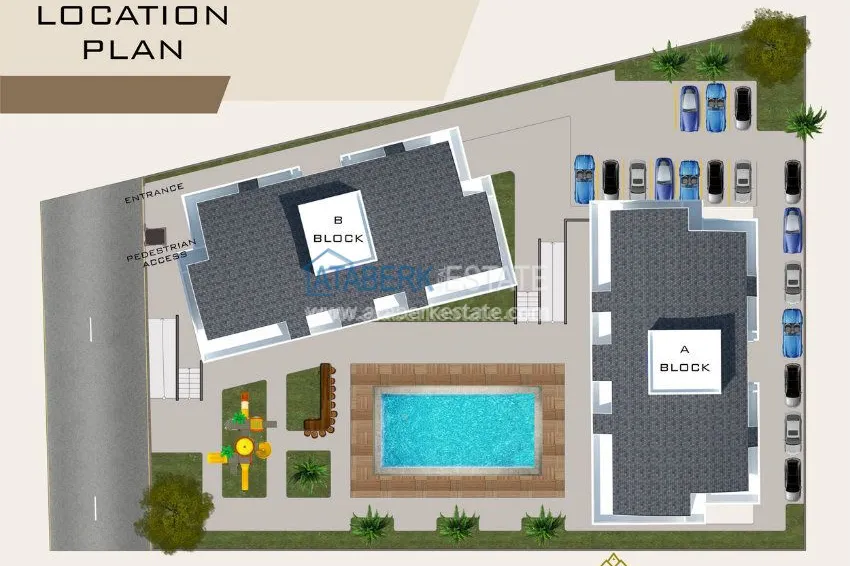 New residential complex in the European region of Oba. 9 