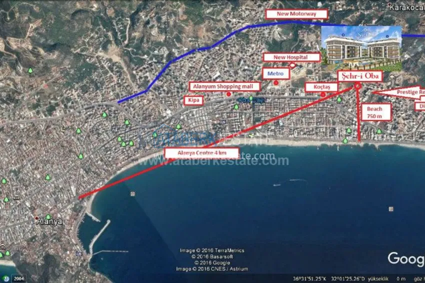 New residential complex in the European region of Oba. 2 