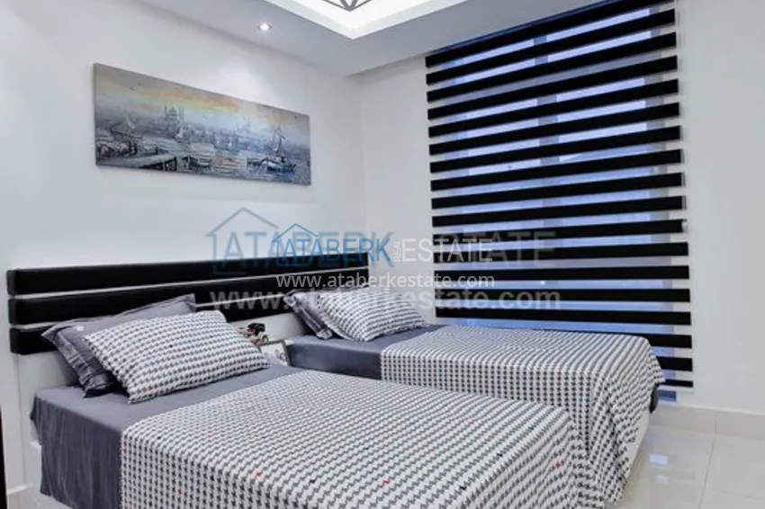 Luxury residential complex in Tosmur, located just 200 meters from the sea, at the best prices! 30 