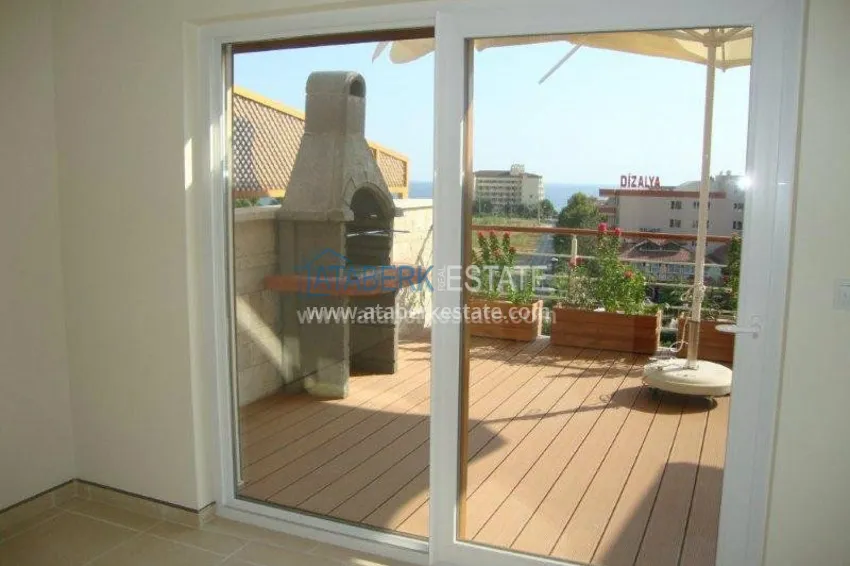 Таунхаусы в зеленом комплексе недалеко от моря в уютном курортном поселке Конаклы 11 