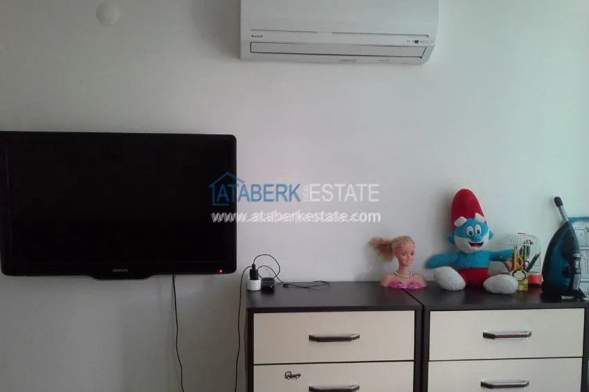 Элитная квартира с тремя спальня в шикарном комплексе в центре Алании 12 