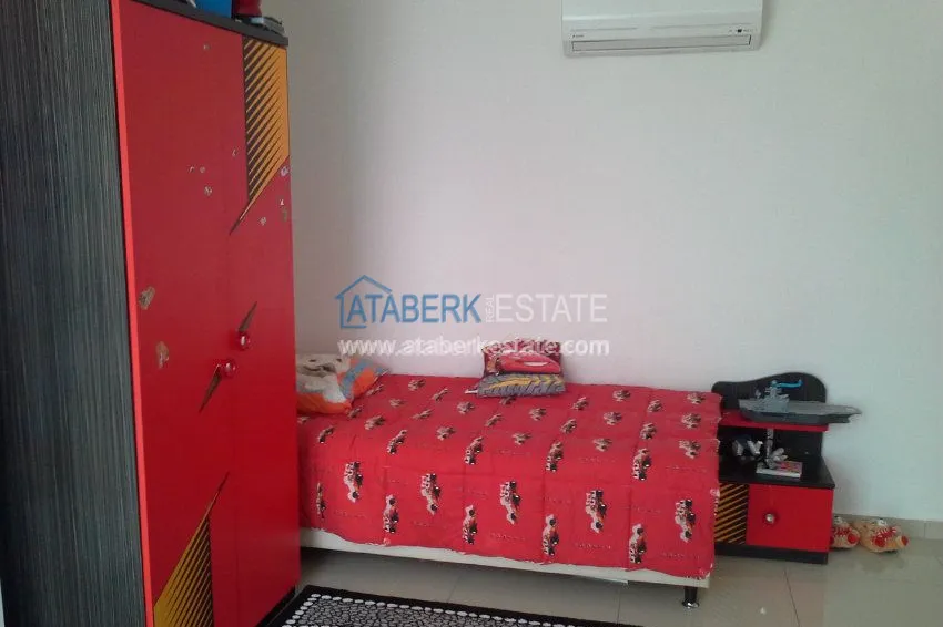 Элитная квартира с тремя спальня в шикарном комплексе в центре Алании 13 