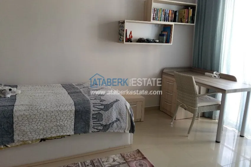 5+1 меблированый  пентхаус в Махмутларе 9 