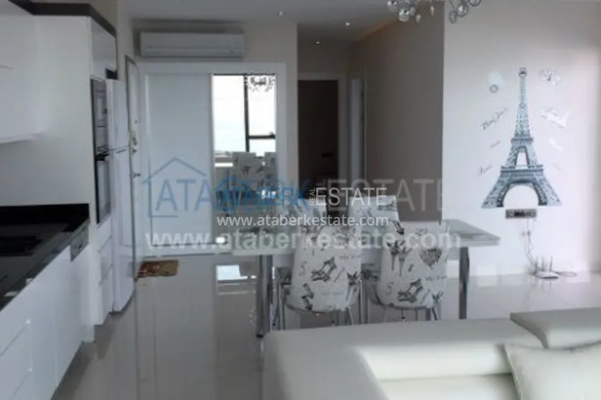 Полностью меблированная квартира с видом на море в элитном жилом комплексе 7