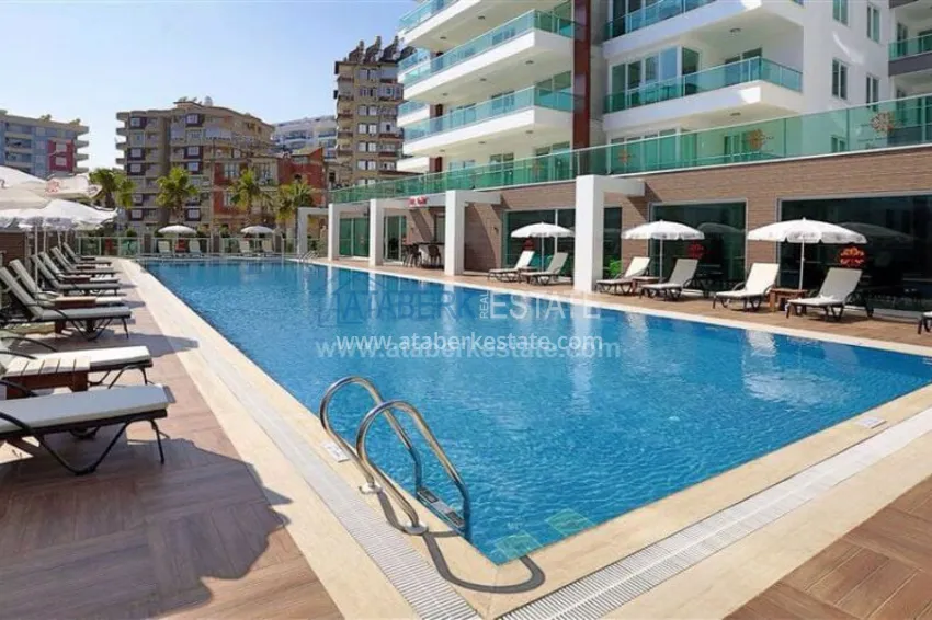 2+1 apartment with panoramic sea views in Tosmur 8 