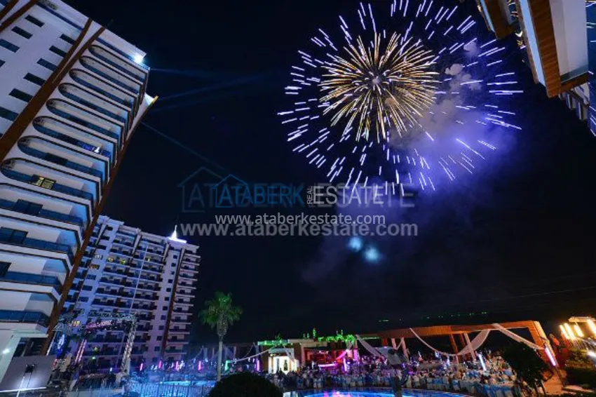 1+1 apartment in a luxury complex with a private beach 9 