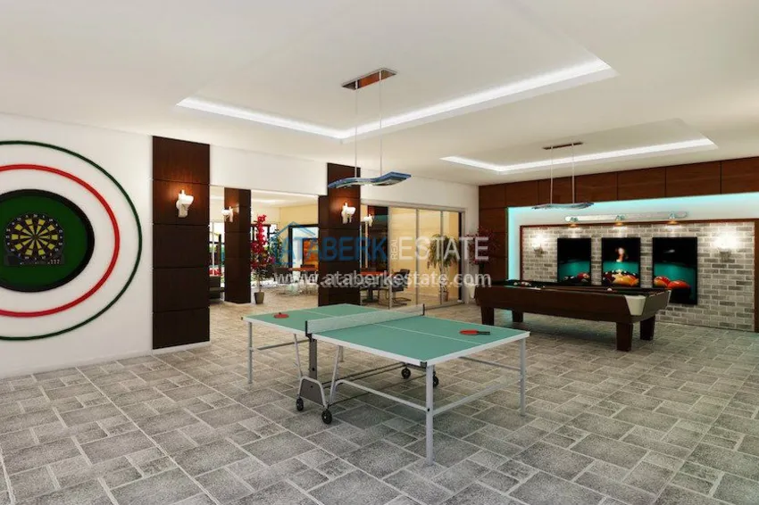 Комплекс на завершающей стадии строительства с собственным пляжем в Алании 14 