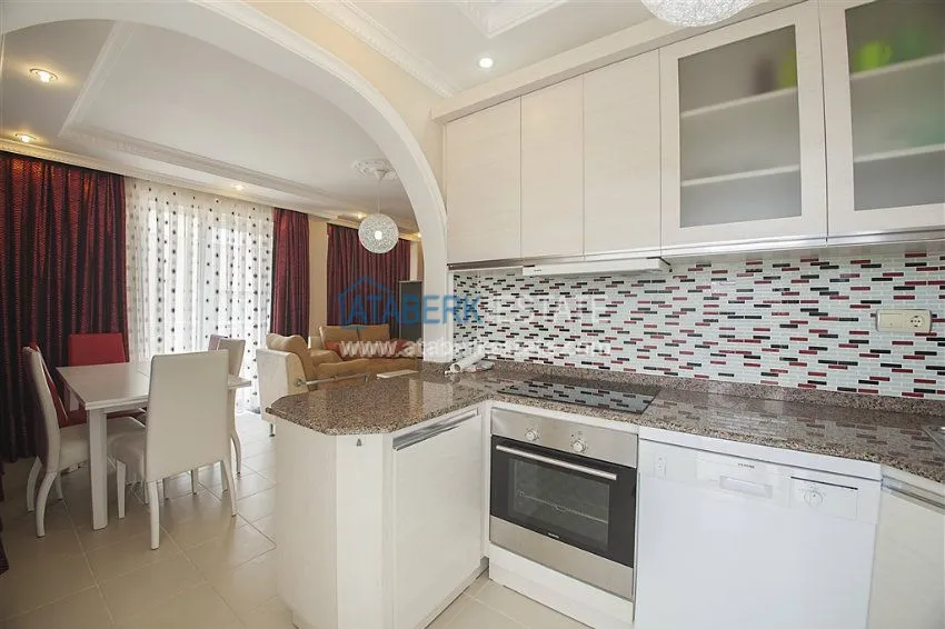 Апартаменты с видом на море в районе Конаклы. 9 