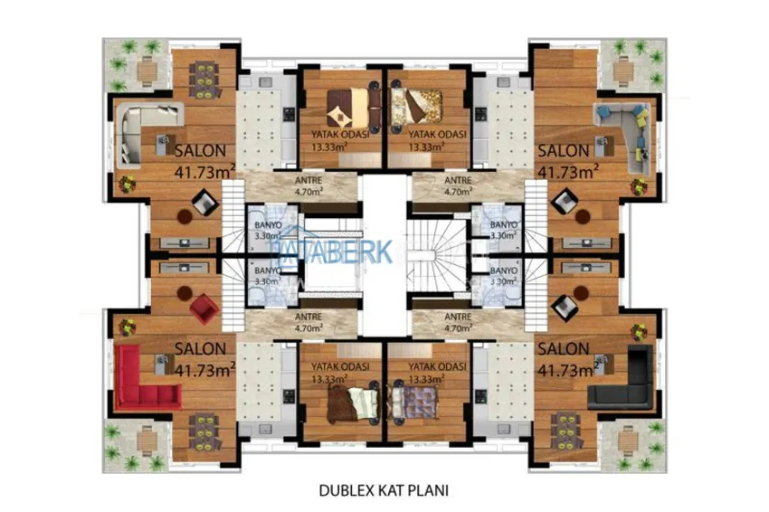 Apartments in a new luxury complex 5 