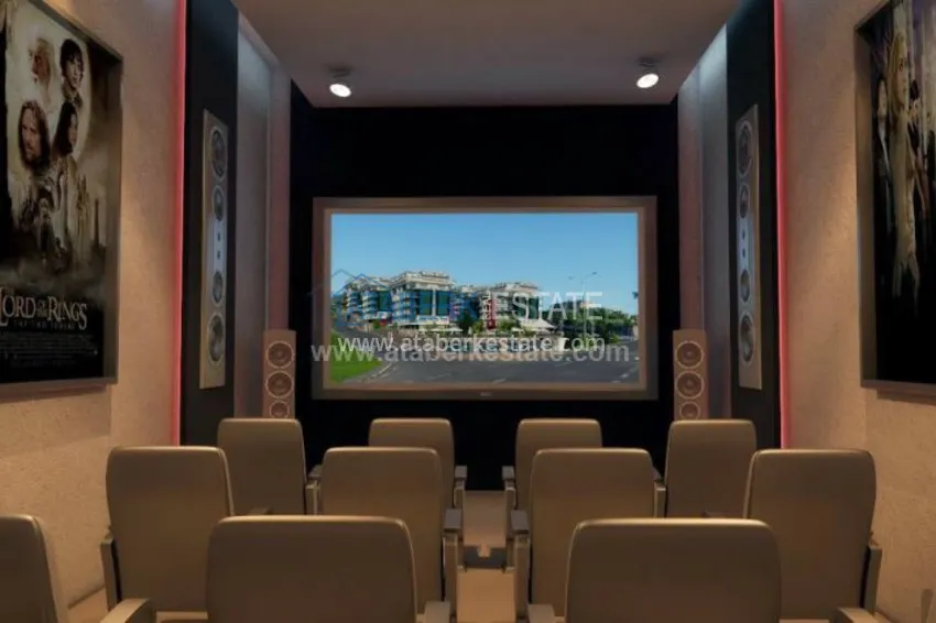 Полностью меблированная квартира с видом на море в элитном жилом комплексе 26