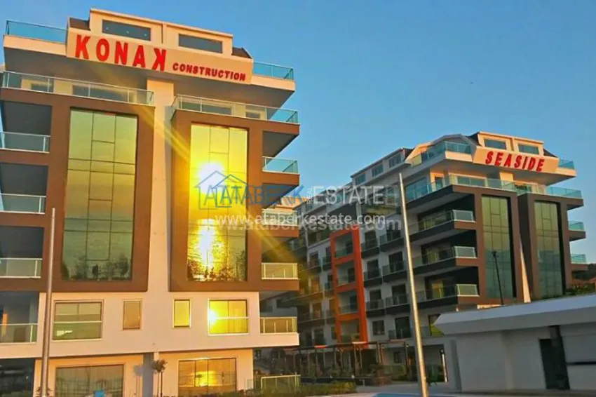 Полностью меблированная квартира с видом на море в элитном жилом комплексе 29