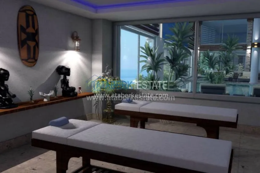 Полностью меблированная квартира с видом на море в элитном жилом комплексе 31