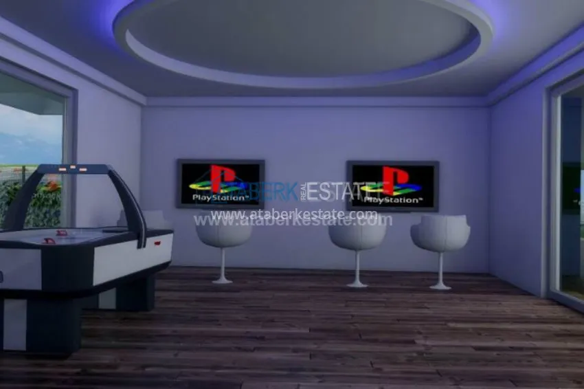 Полностью меблированная квартира с видом на море в элитном жилом комплексе 34