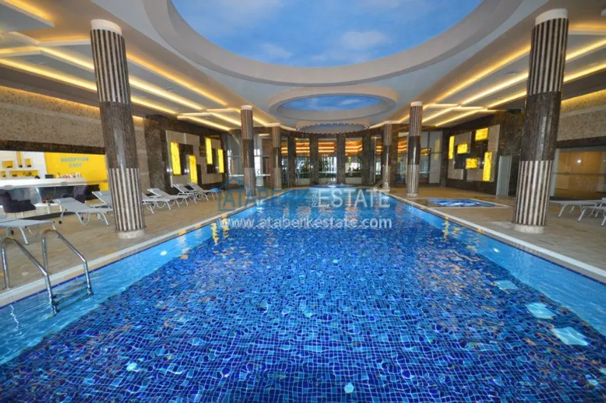 Полностью меблированная квартира с видом на море в элитном жилом комплексе 42