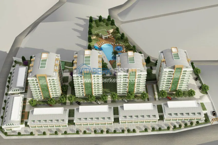 New investment project. Apartments and offices 4 